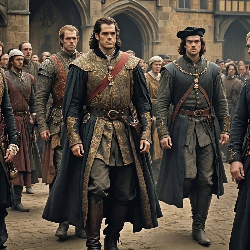 Henry Cavill as Duke of Suffolk Matte Painting