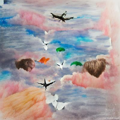 Retro Pop Album Art with Hand-Drawn Style