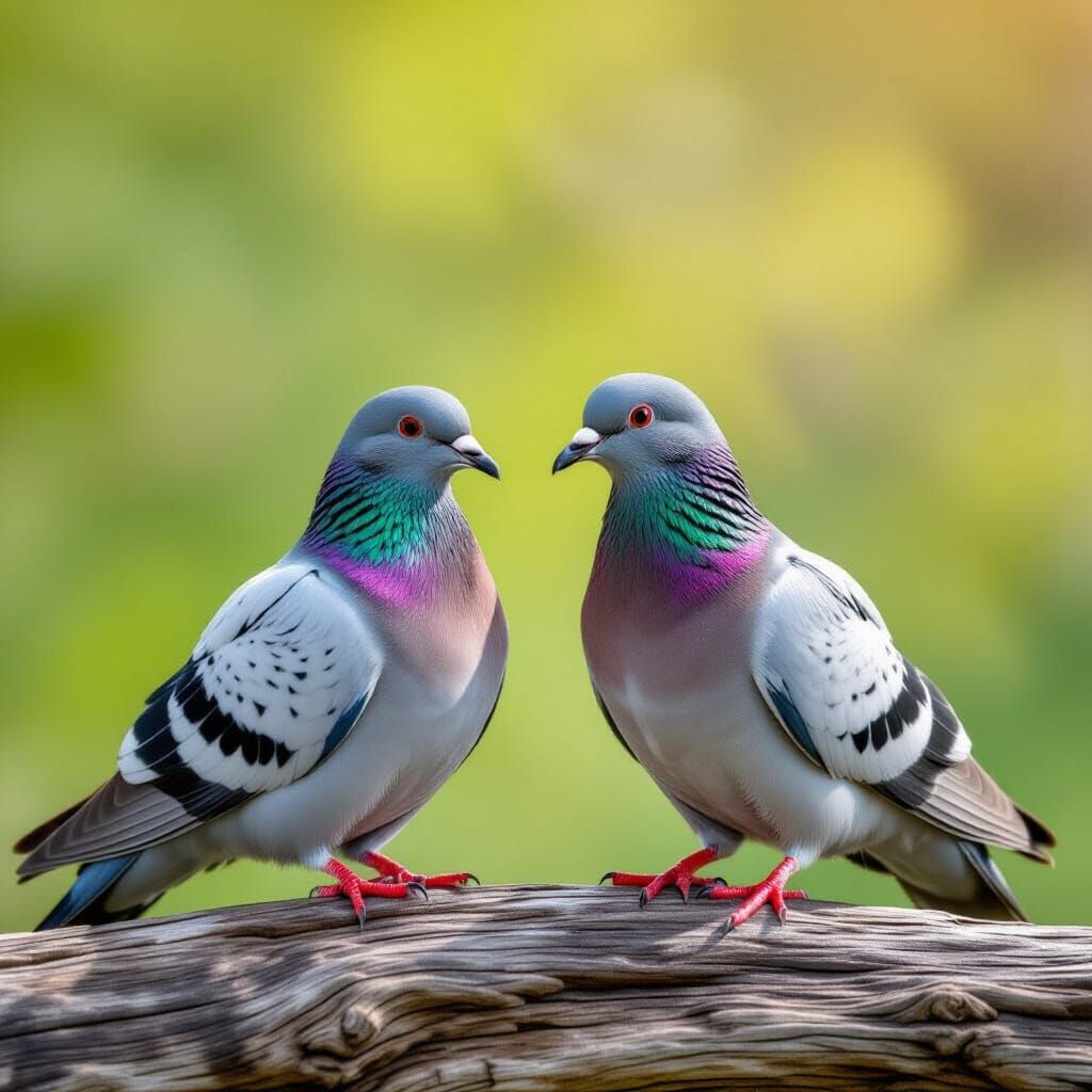 Pair of Pigeons: Simple AI Image Generation