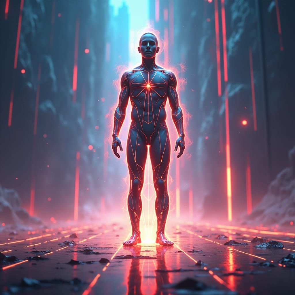 Futuristic Transformation: A Journey of Self-Discovery