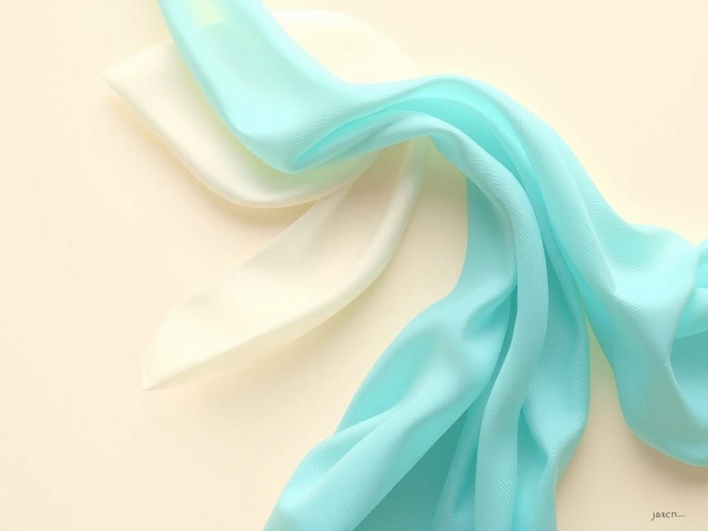 Pastel Crepe Unfurls in Soft Cerulean Hue