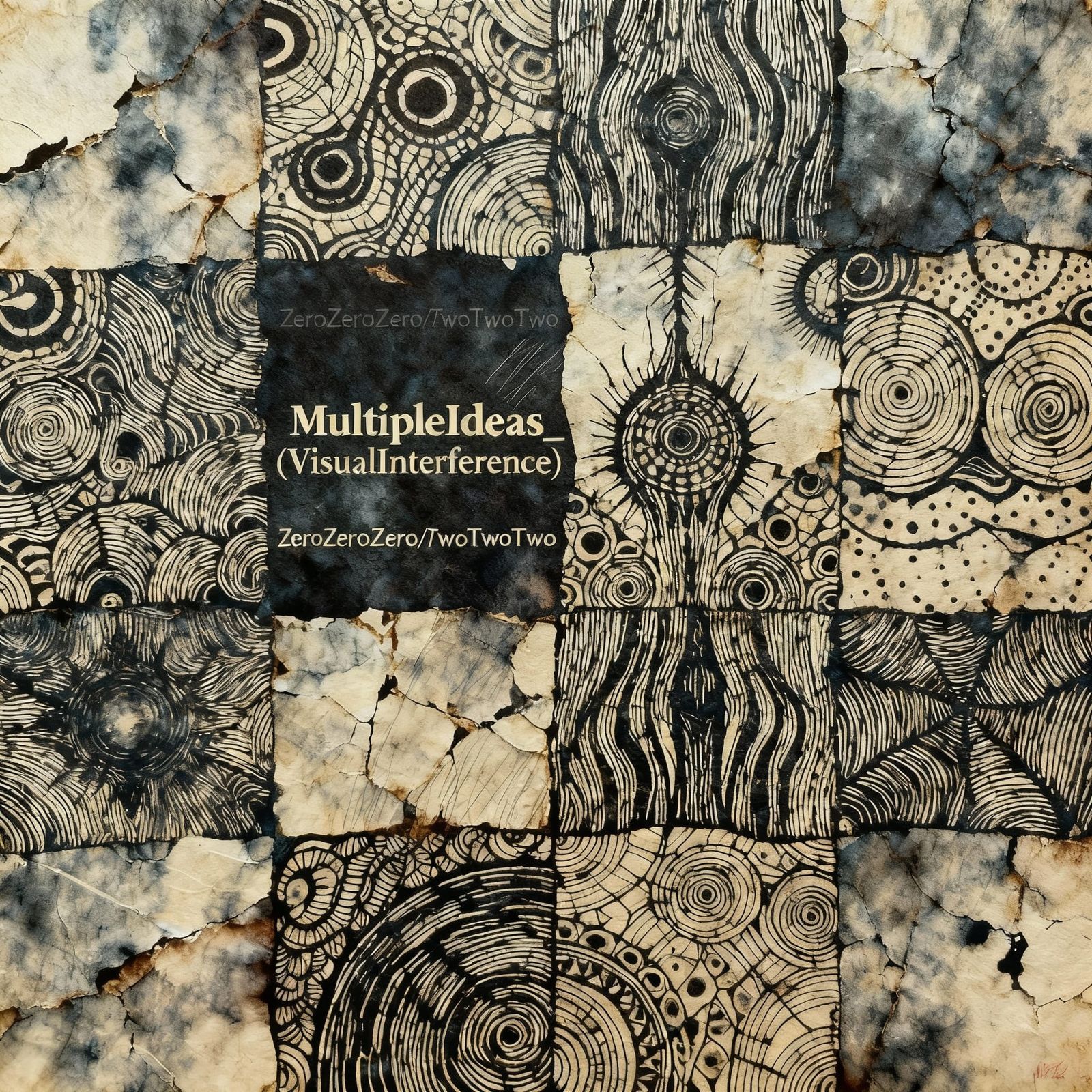 Evolving Batik Zentangle Patterns in Scratch Art Style