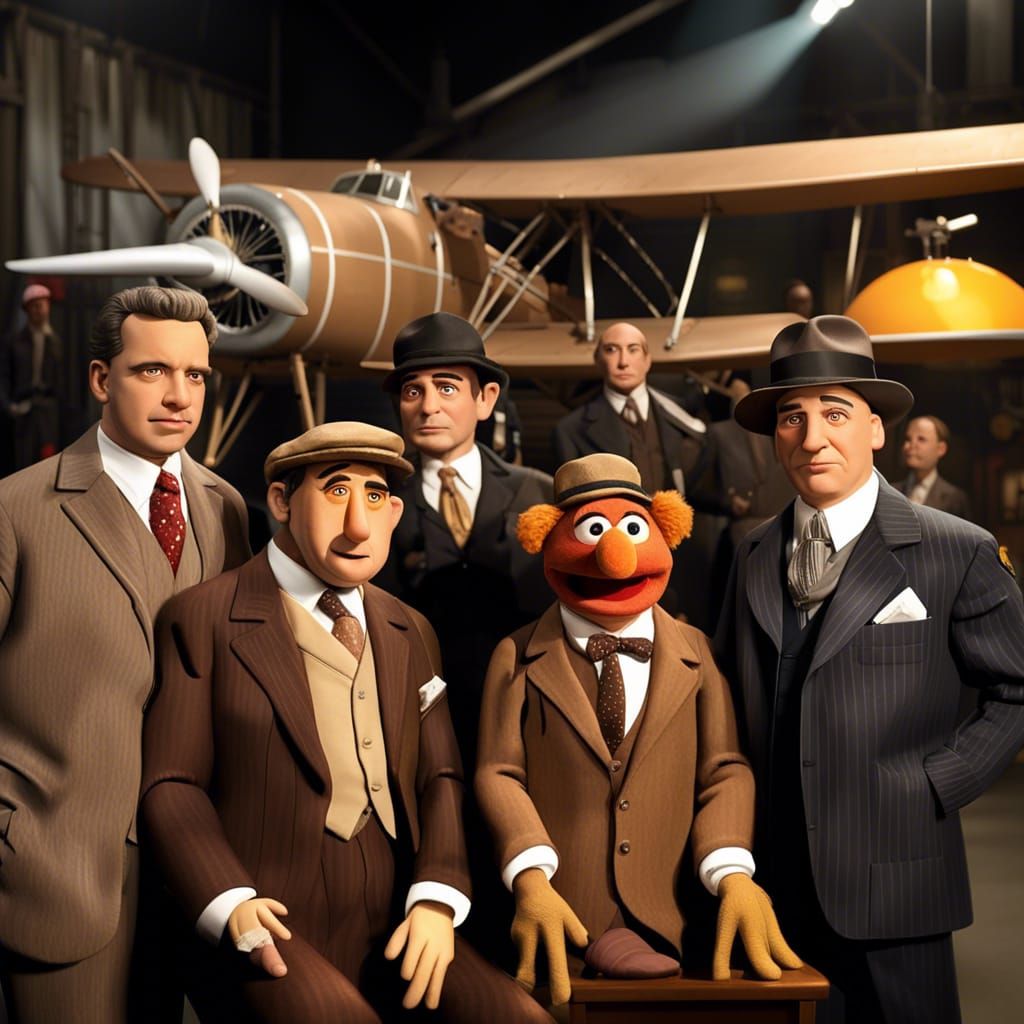 I tried to make a Muppets mobster image and the wacko hands just kind of make sense in context. π