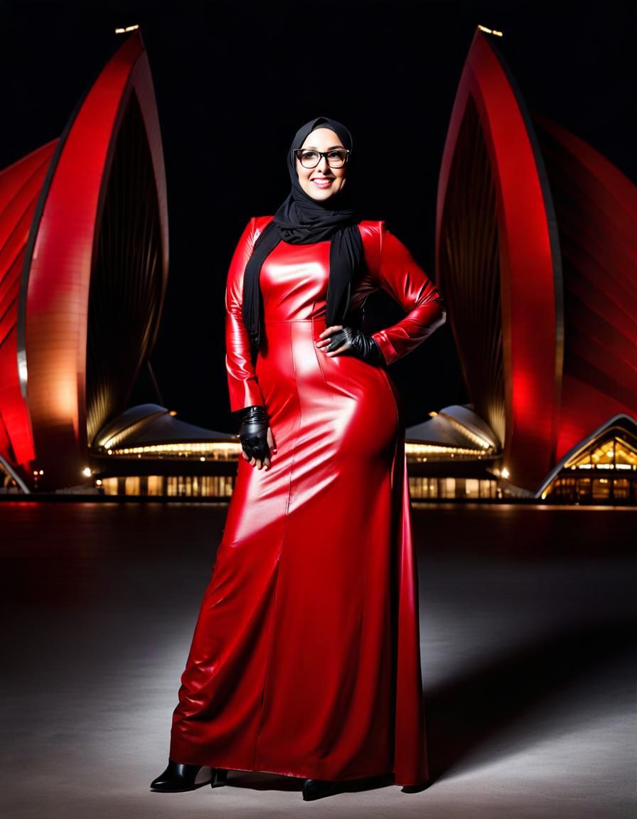 Psychedelic Watercolor Portrait of a Confident Woman