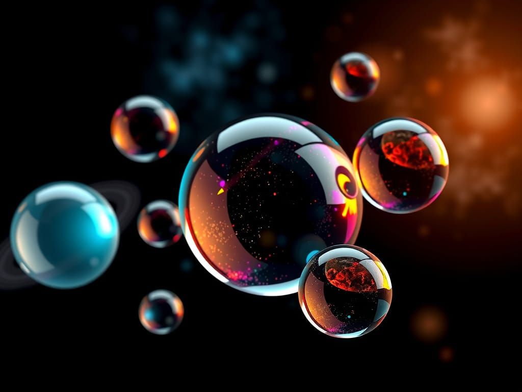 Solar System in Glass Spheres