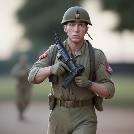 1950s Soldiers in Combat: Professional Photography