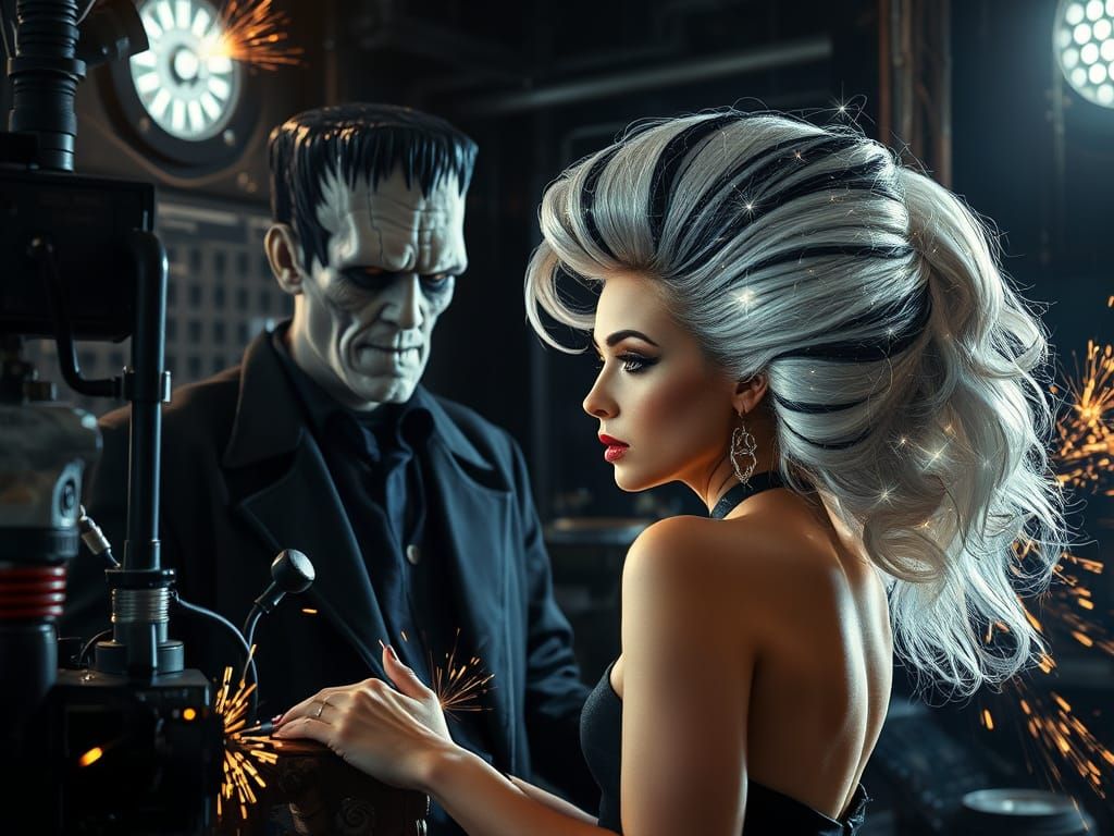 Frankenstein's Model: A Volumetric Lighting Portrait