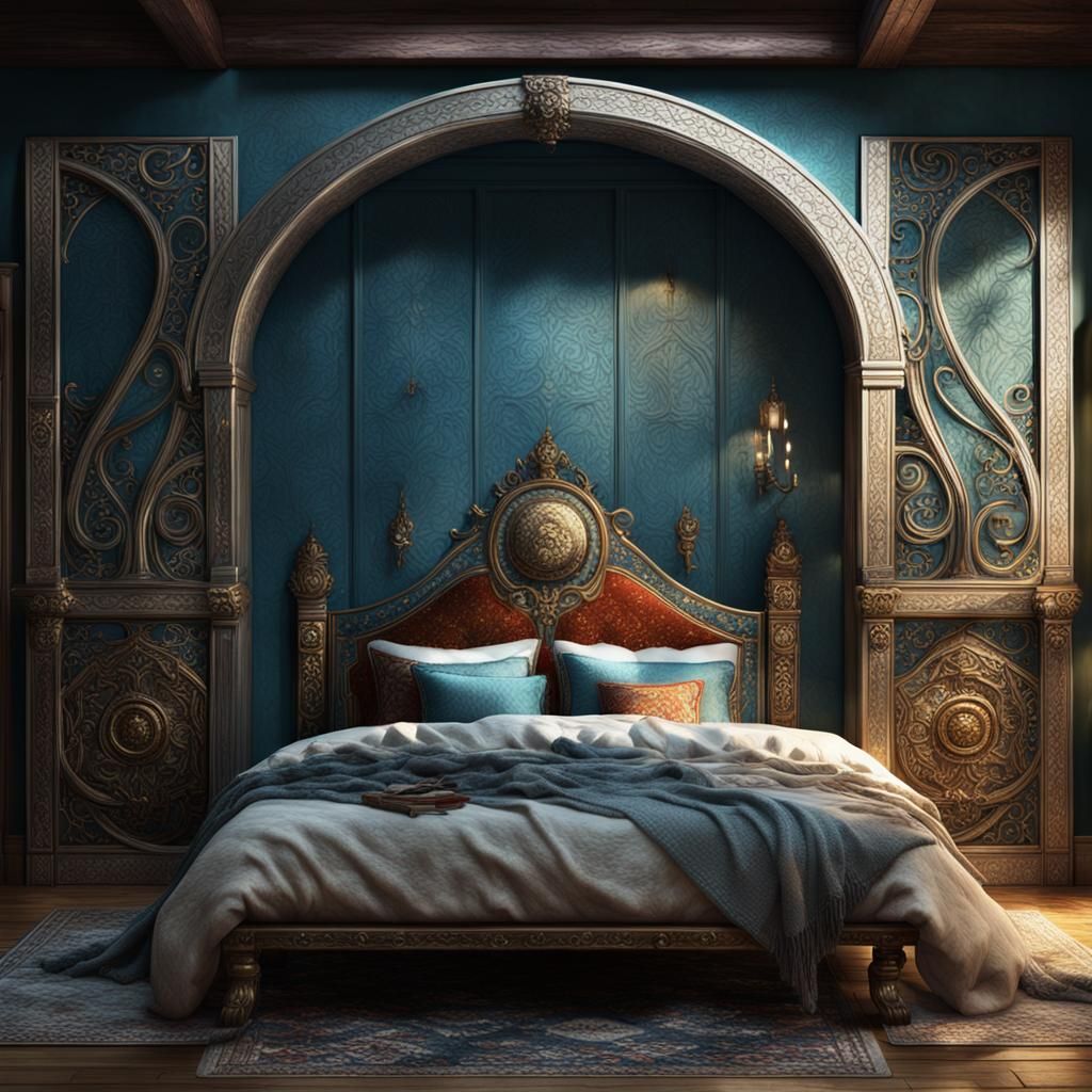 Embrace in Bedroom: Detailed Matte Painting in Unreal Engine