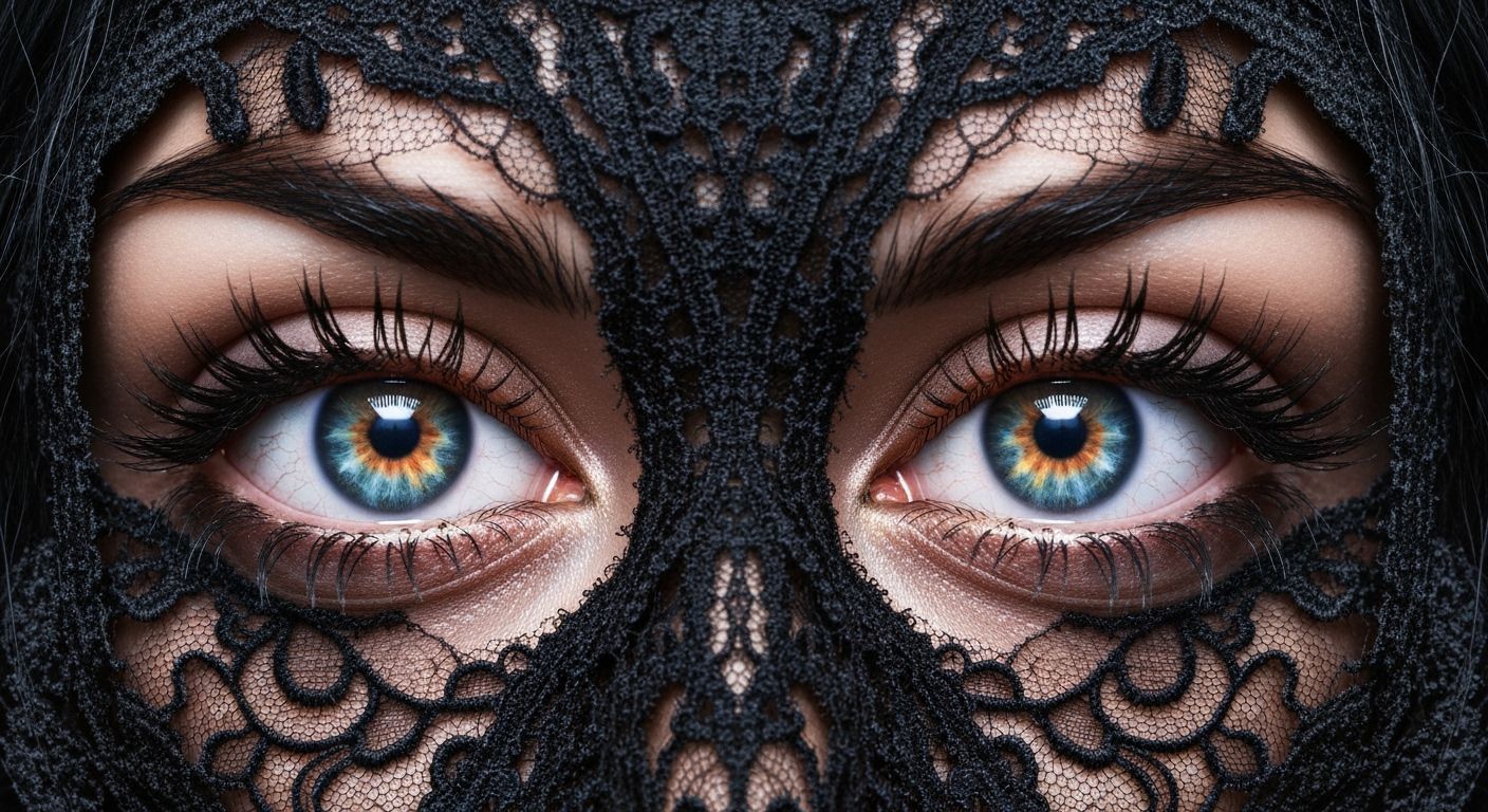 Detailed Kaleidoscope Eyes with Punk Bohemian Style