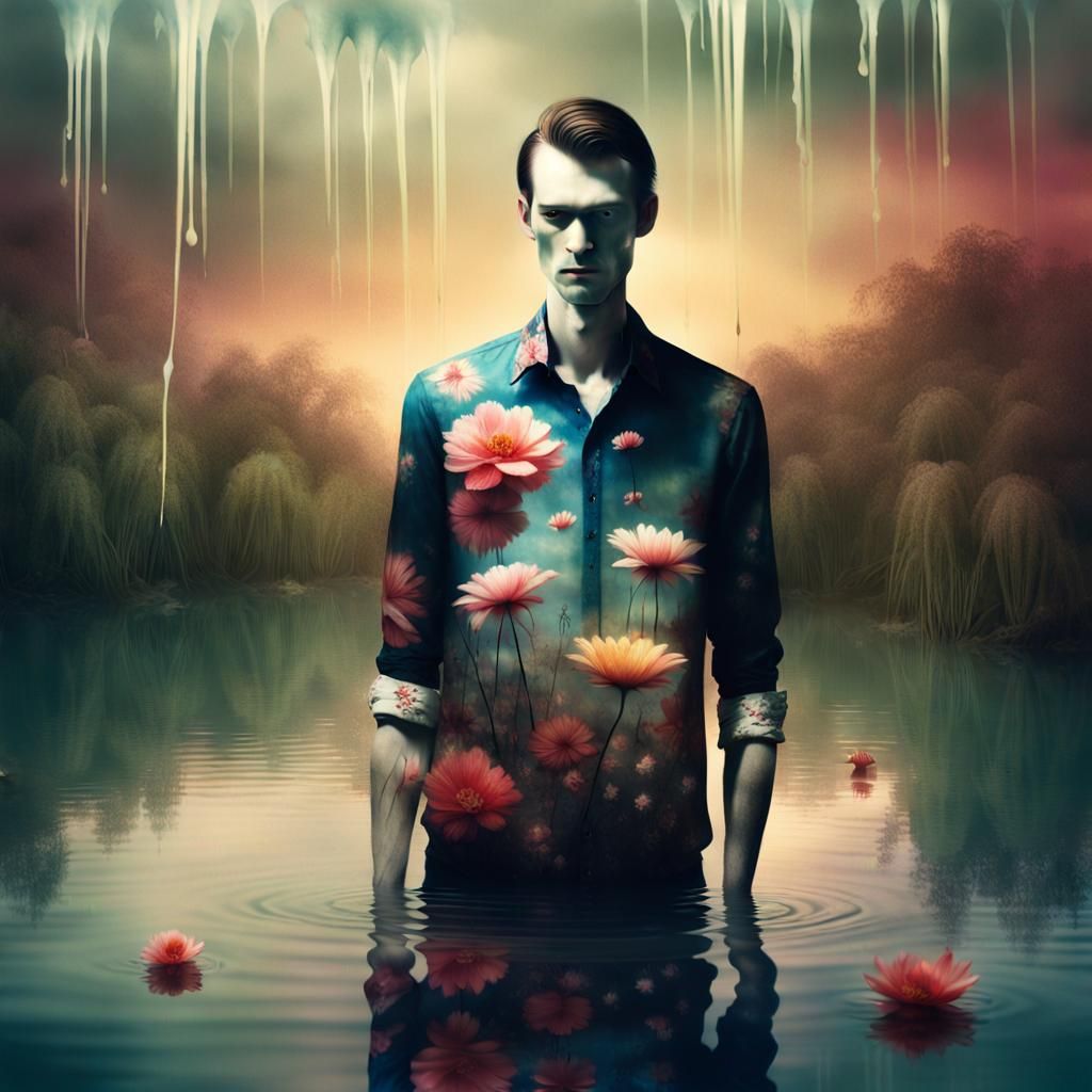 Surreal Rescue: Man Pulls Babies from Tropical Lake