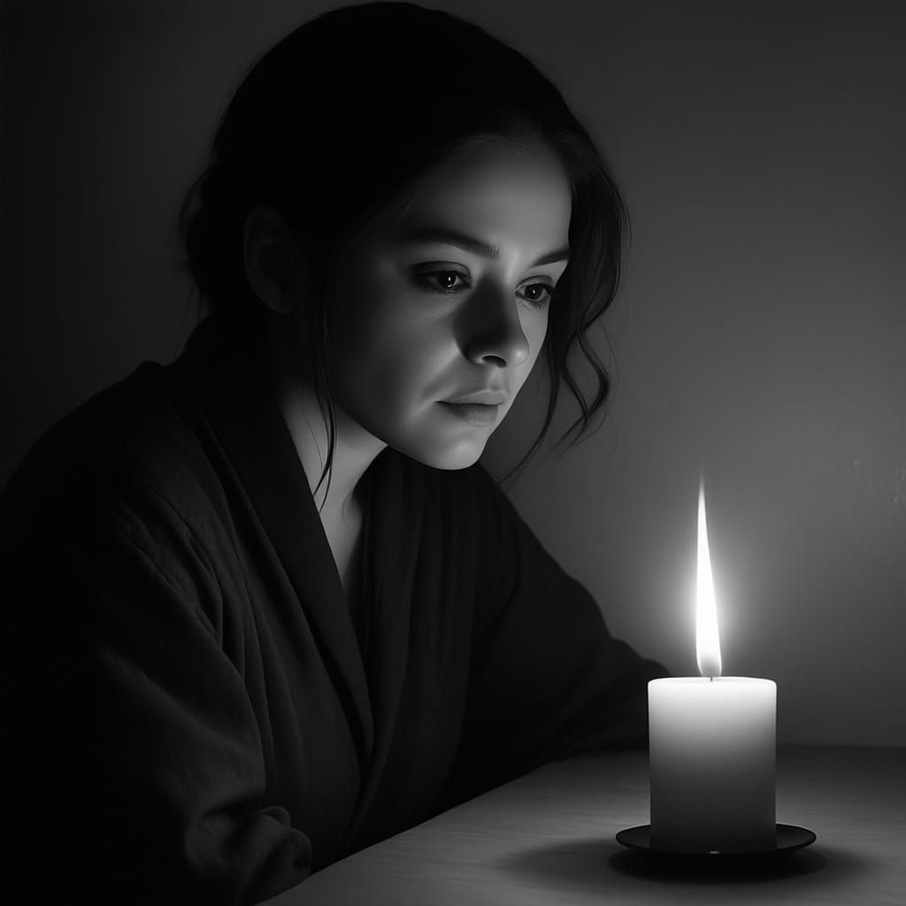 AI Image of Lugubrious Subject