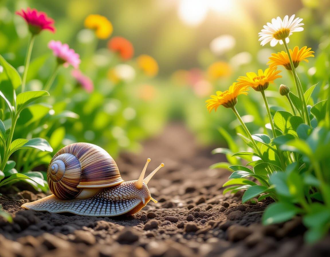Snail's Sunny Garden Adventure
