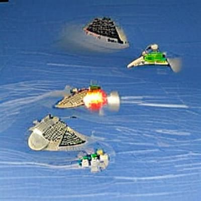 Epic Starship Battle in Deep Space