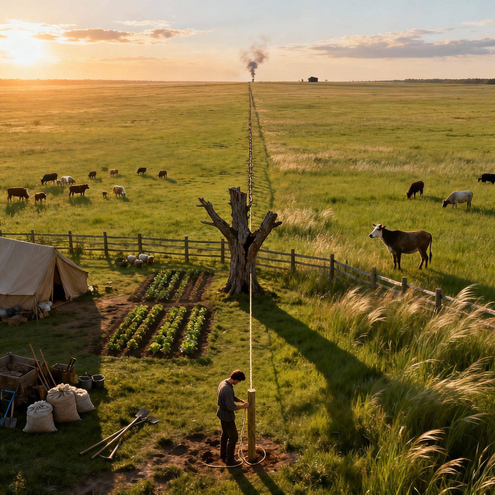 Cinematic Meadow at Sunrise: The Invention of Private Proper...