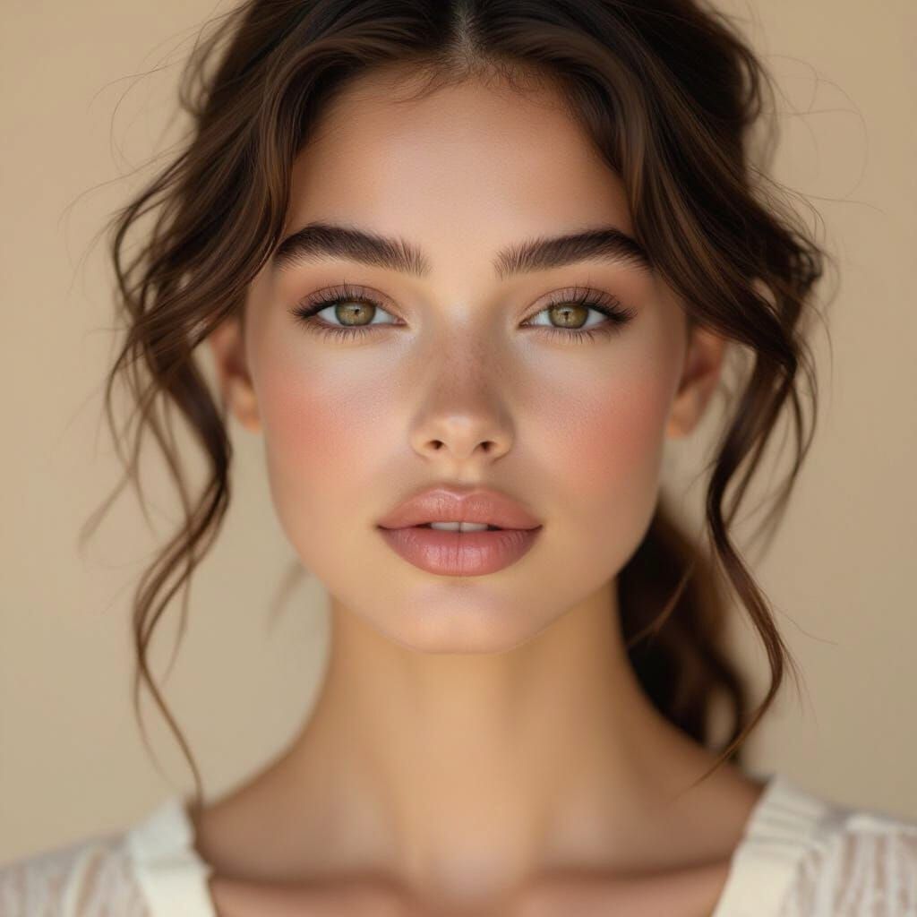 Androgynous Brazilian Teen in Y2K Style Portrait