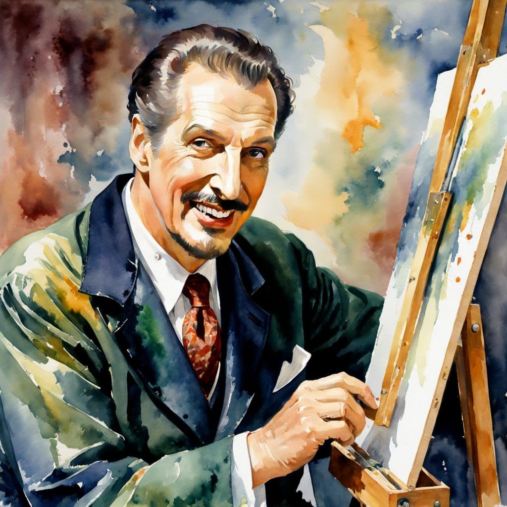 Painterly Impression of a Smiling Man