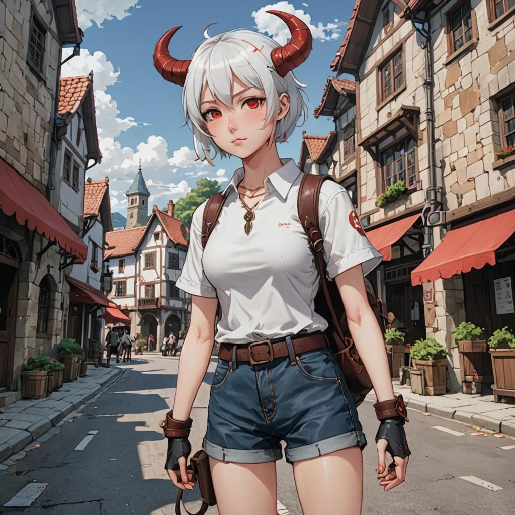 Just a half-demon girl