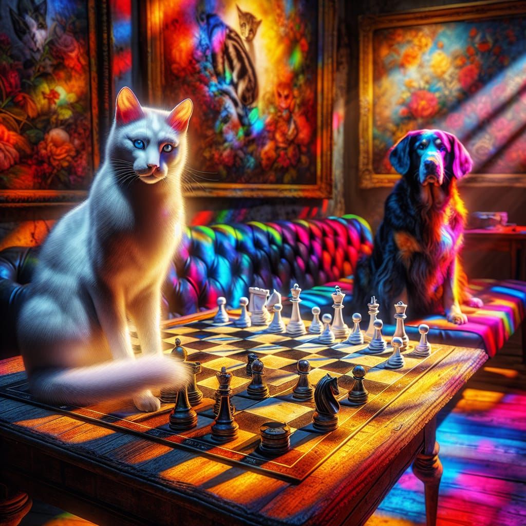 "Furry Chess Showdown"