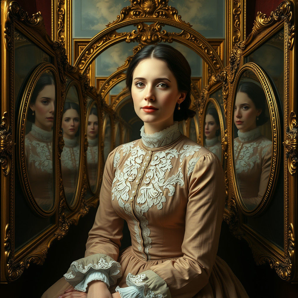 Droste-effekt .Porträt