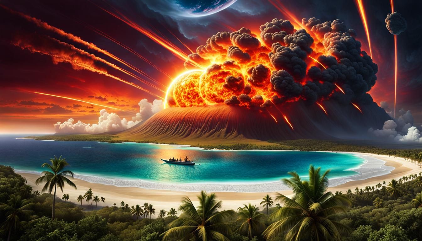 Epic Meteor Impact on Yucatan Peninsula