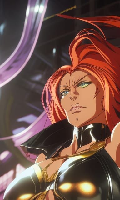 Trish Stratus Tekken-Style Supervillain Cel-Shaded Concept A...