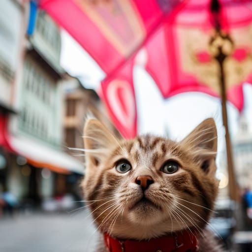 Cute Kitten Adventures in Istanbul