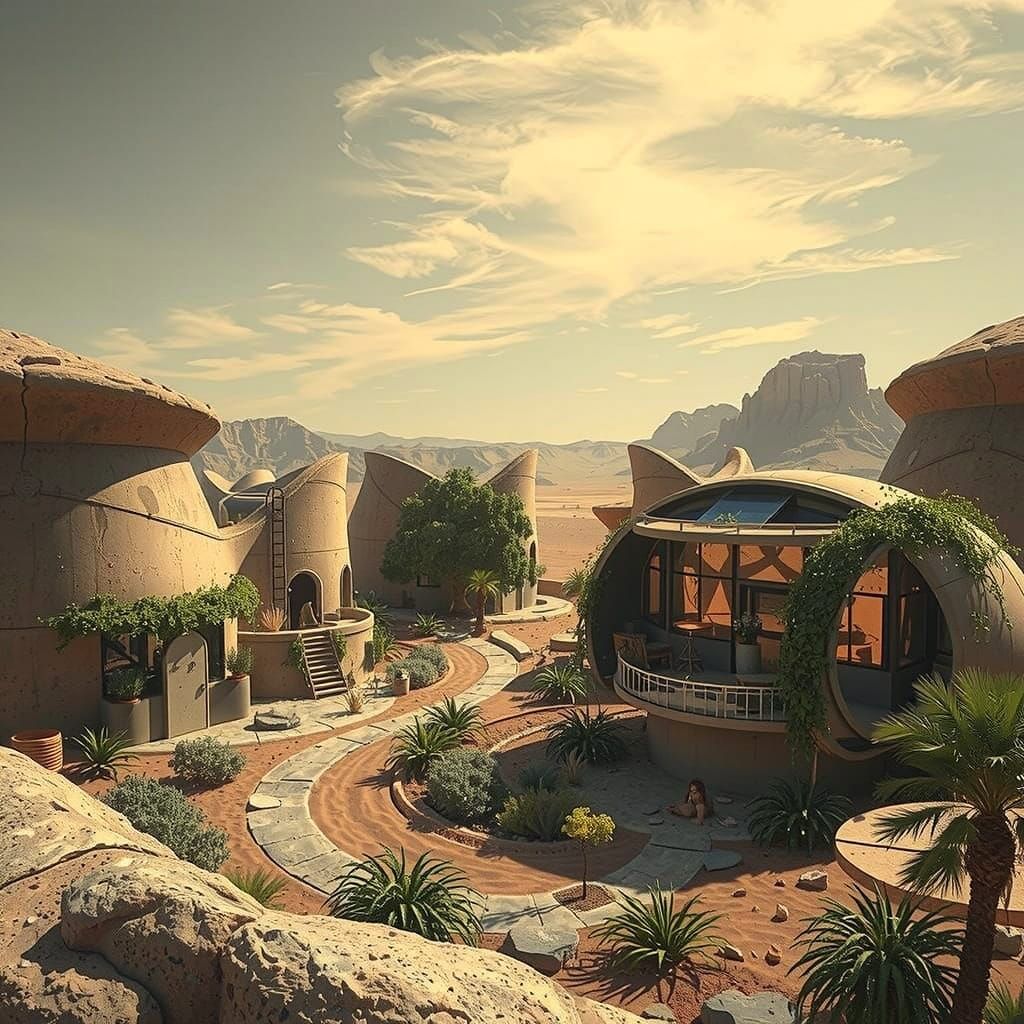 Respecting natural beauty, careful re-greening.