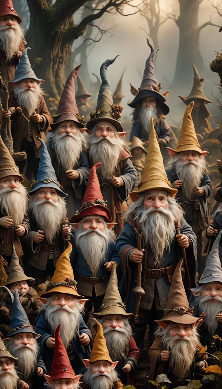 Gnomes Showcase Crafty Skills in Whimsical Painting