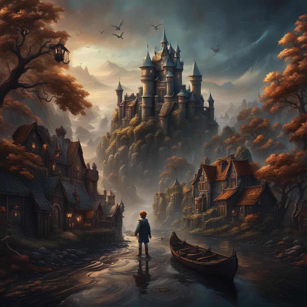 Boy Named Fredrik: Detailed Matte Painting