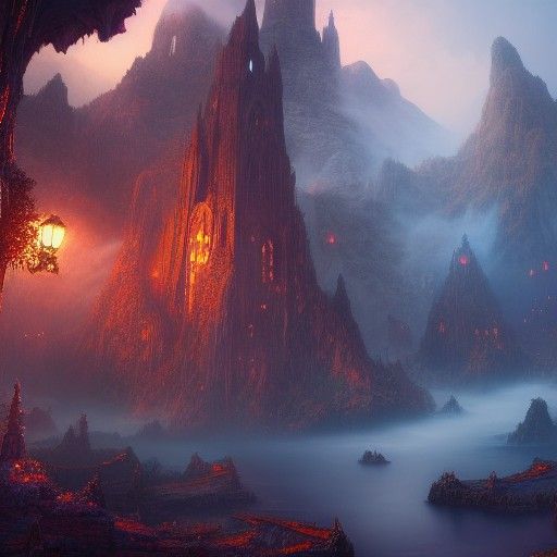 Detailed Matte Painting of a Crying Figure