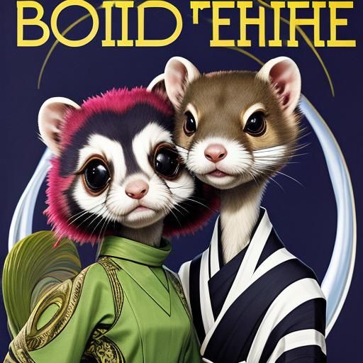 Angura Kei Alien Ferret Fashion Magazine Cover