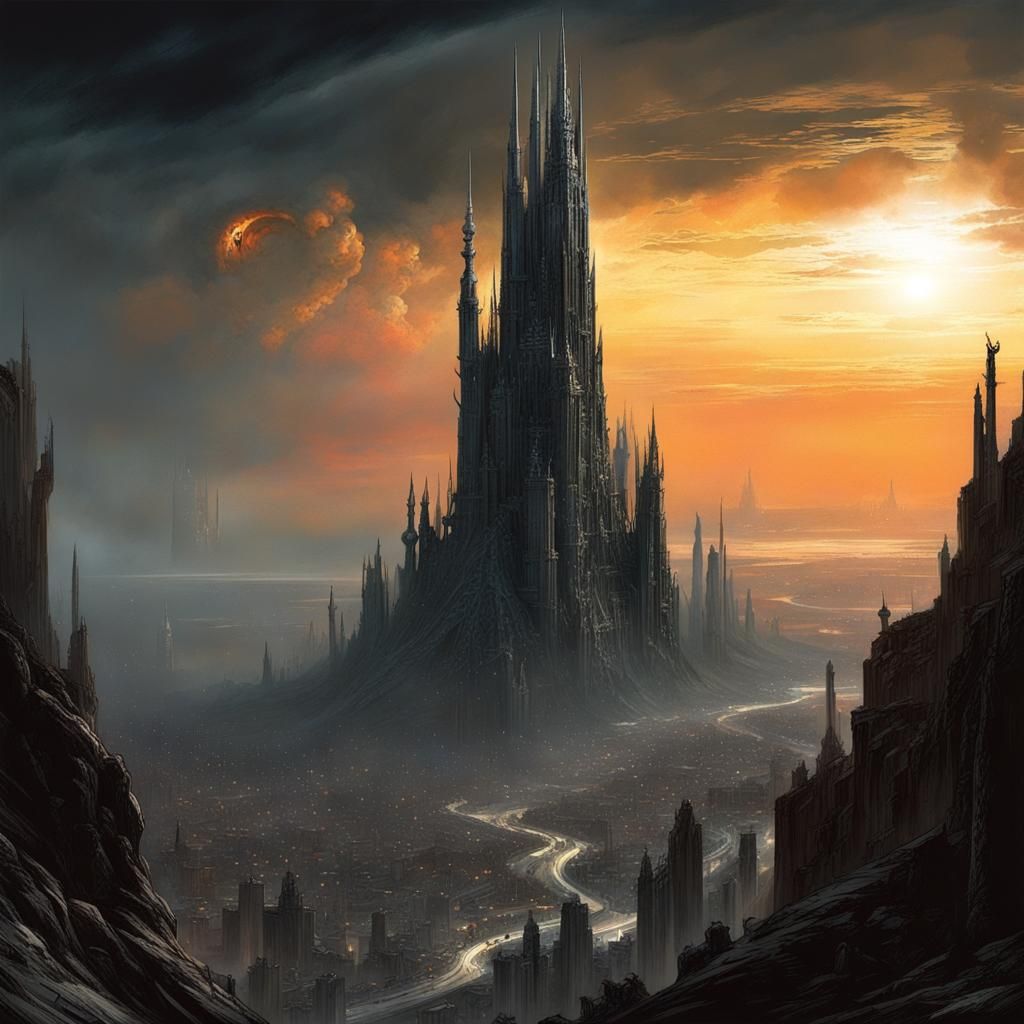 The Dark Tower: Ominous Astral Photo in 8k