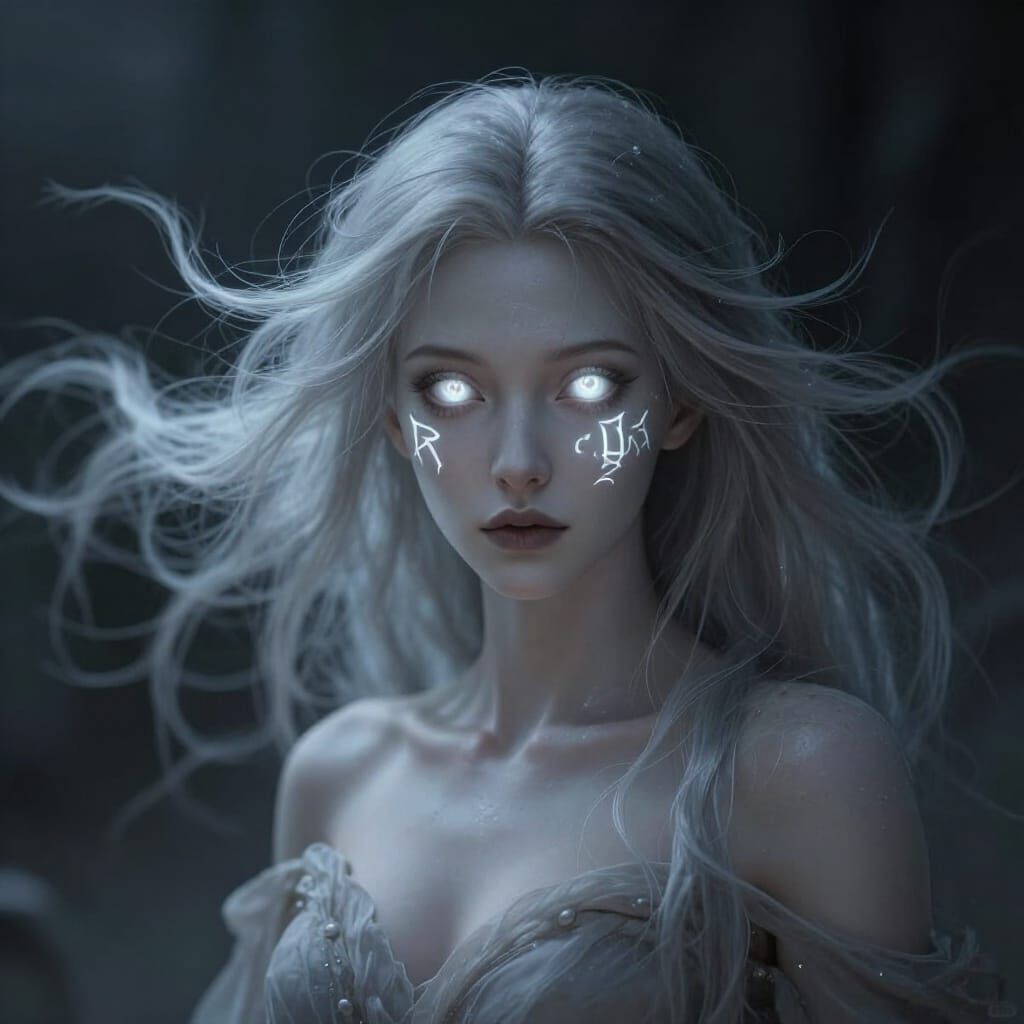 The Rift Witch: Ethereal Portrait of Sylas Mirebane