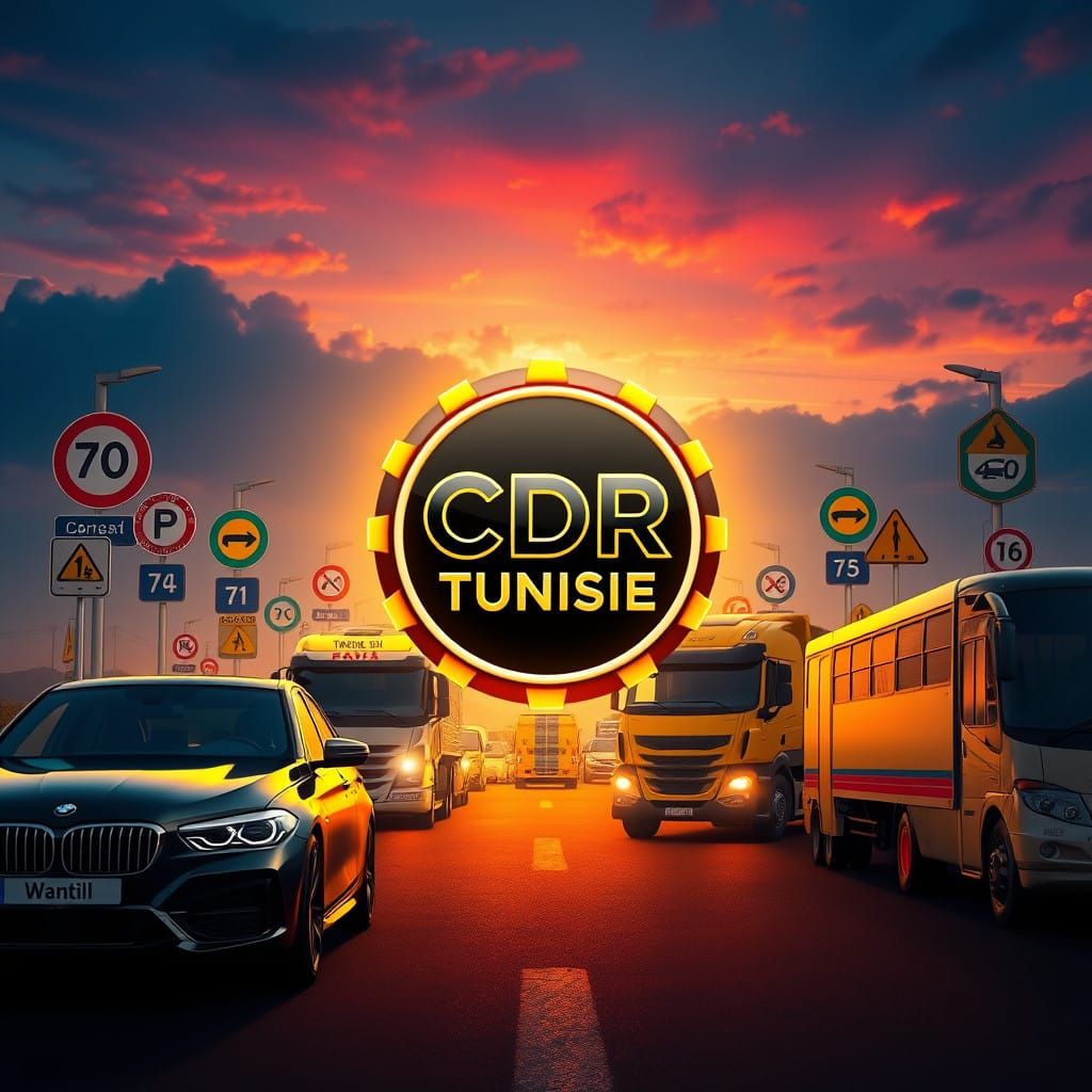 Ethereal Road Scene Inspired by Syd Mead and Ash Thorp