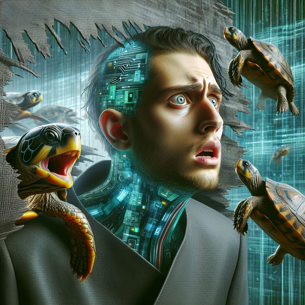 The Digital Man In The Digital World Got Freaked Out When Th...