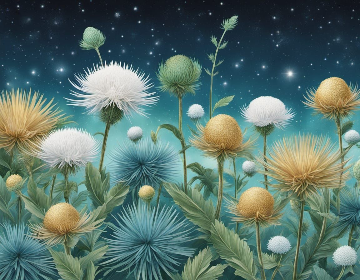 Rich Gold Vista With White Sand and Palm Trees