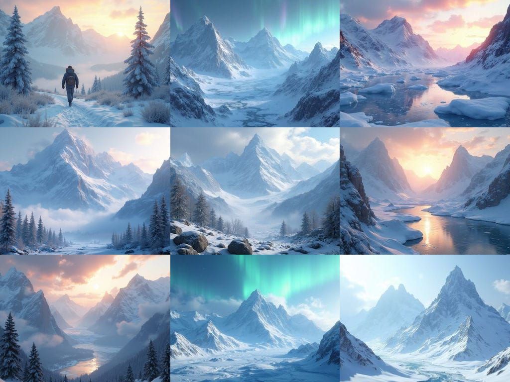 Epic 3D Mountain Landscape in Unreal Engine 5