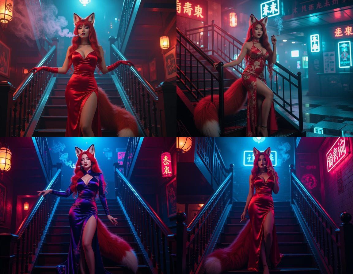 Kitsune Descends into Cyberpunk Nightclub