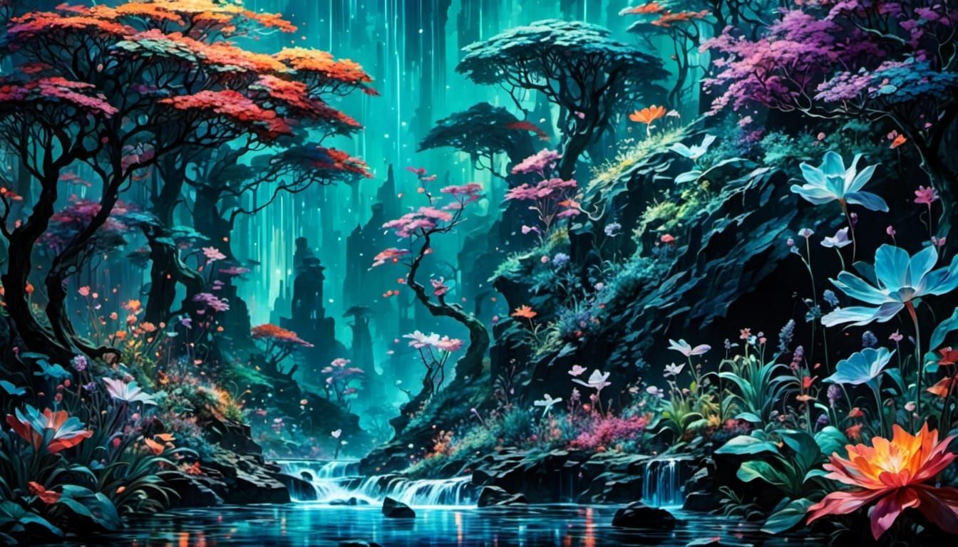 3D Flora and Fauna in Dimension Craft Style