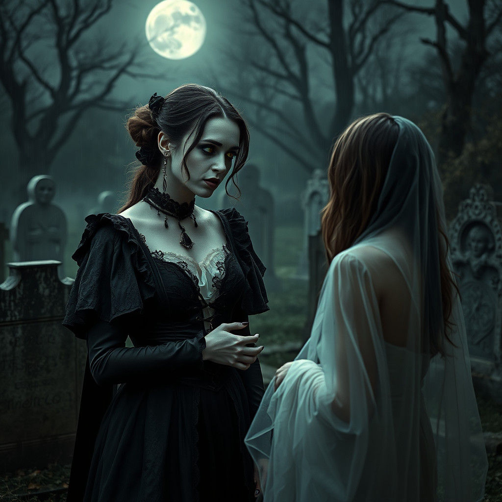 Midnight Conversations in a Haunted Cemetery