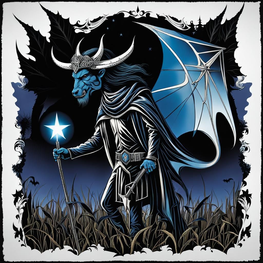 Surreal Halloween Costume Concept in Baroque Style