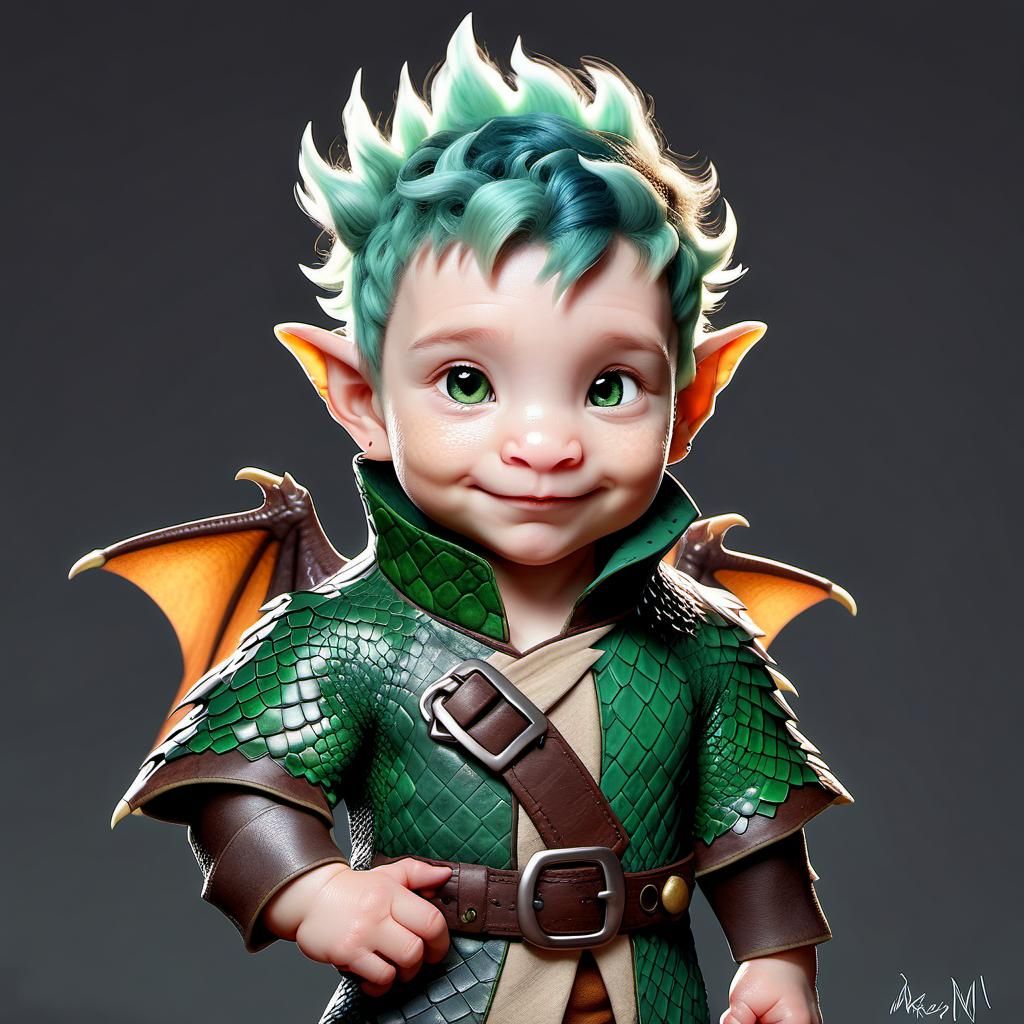 Spike: The Baby Dragon as Human Boy
