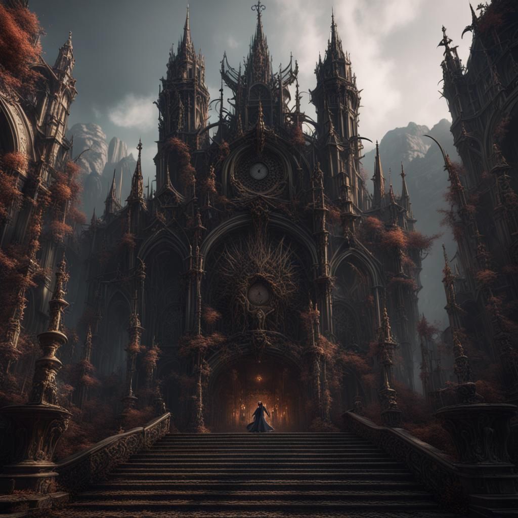 Black Metal Cat Band: Detailed Matte Painting