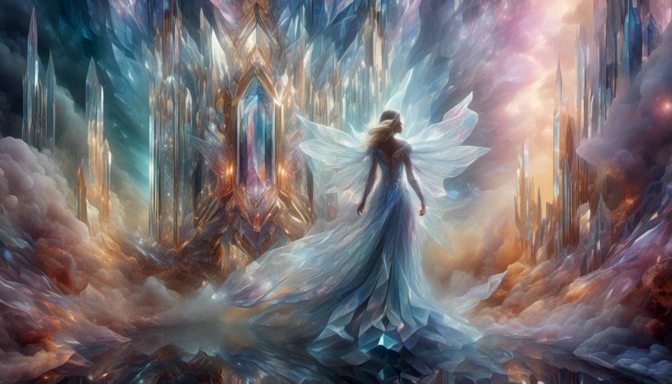 Crystalline Princess Enters Cubist Portal