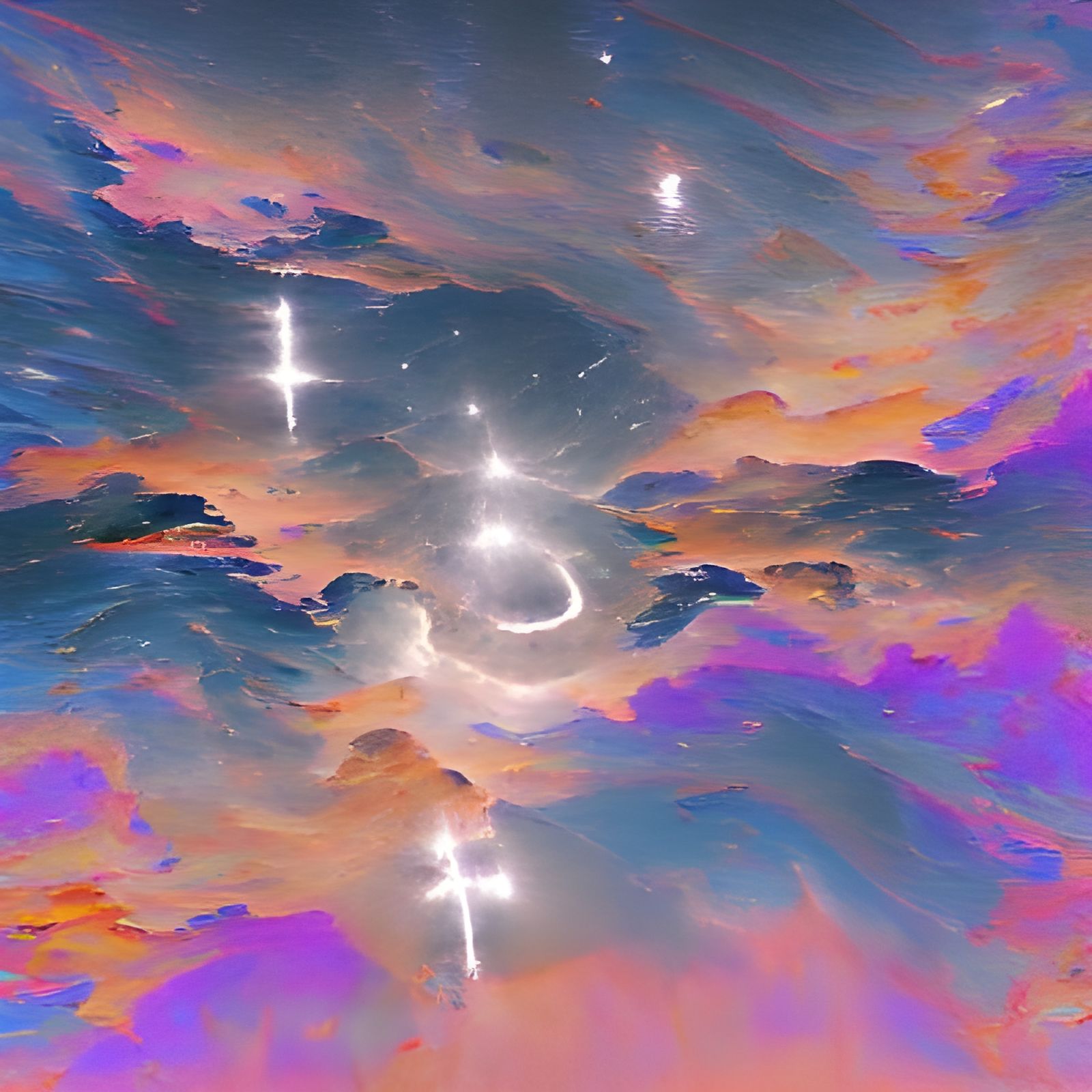 Celestial Abstract Image