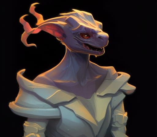 Detailed Kobold Portrait in Hyperdetailed Style