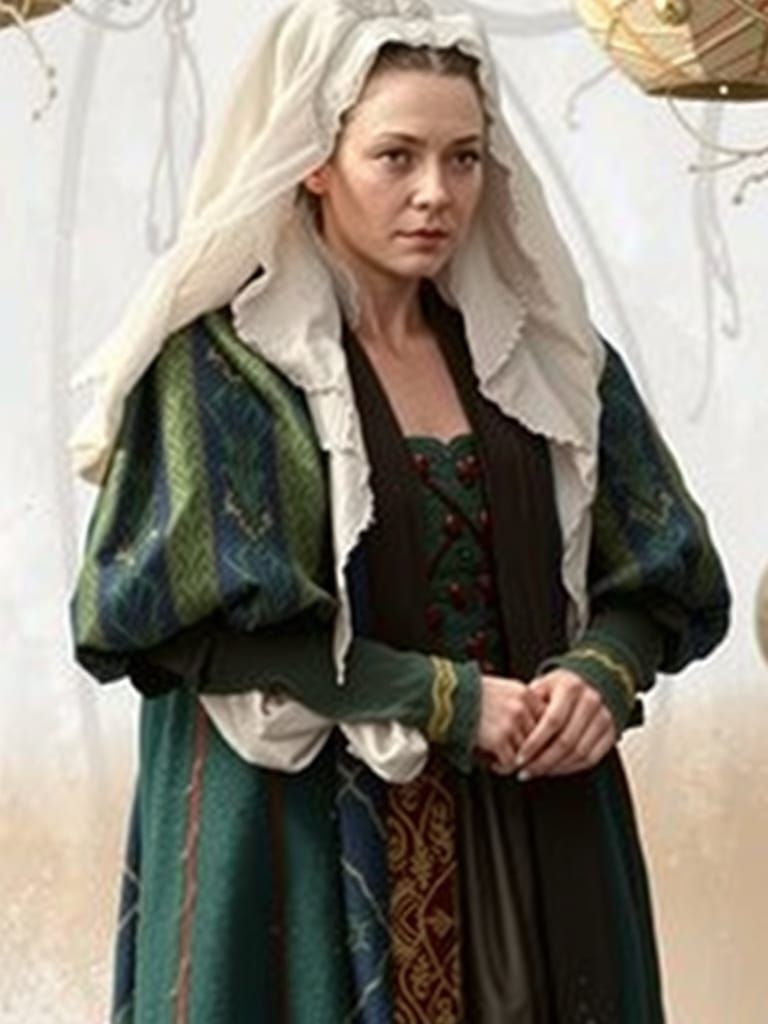 Medieval Fantasy Nurse in Deep, Fantastical World