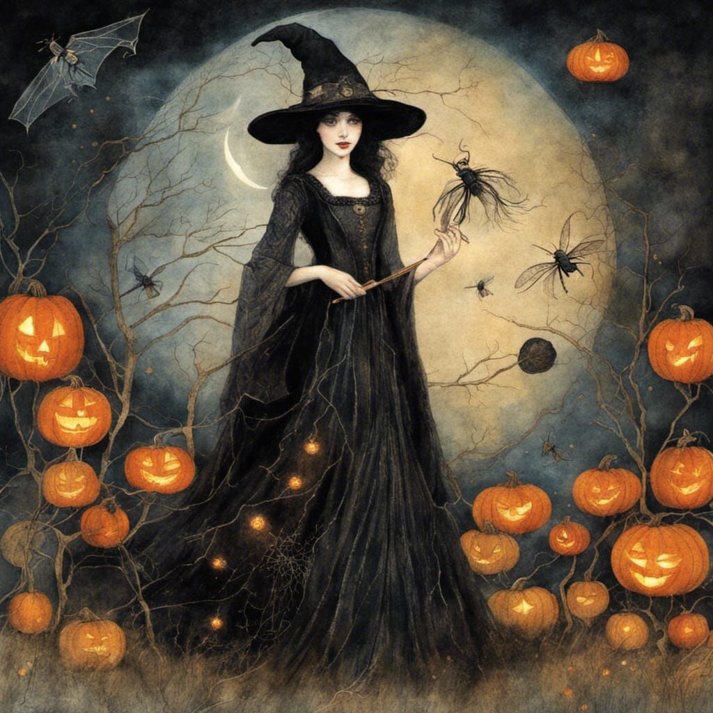 999 Witches for Halloween - No. 99!!!