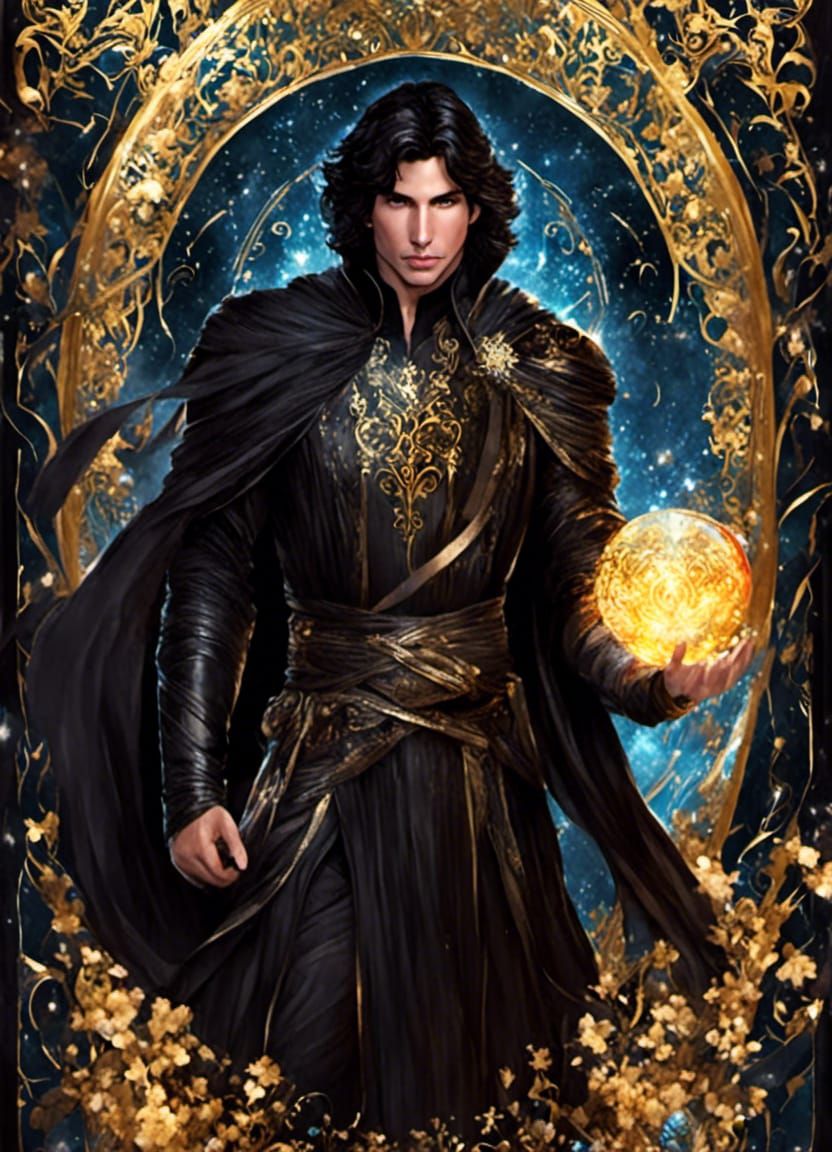 Ben Solo Tarot Card in Fantasy Style