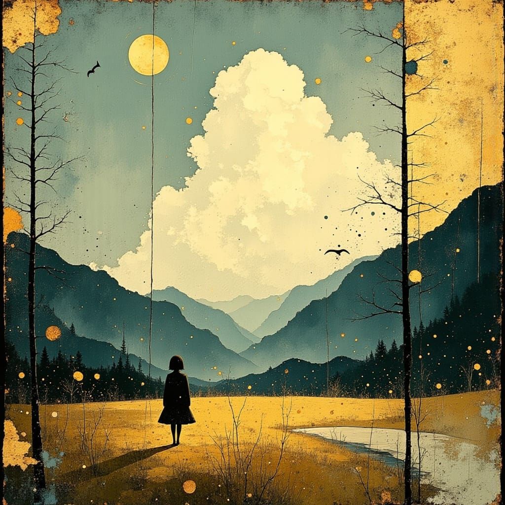 Luminous Melancholy Illuminates the Night